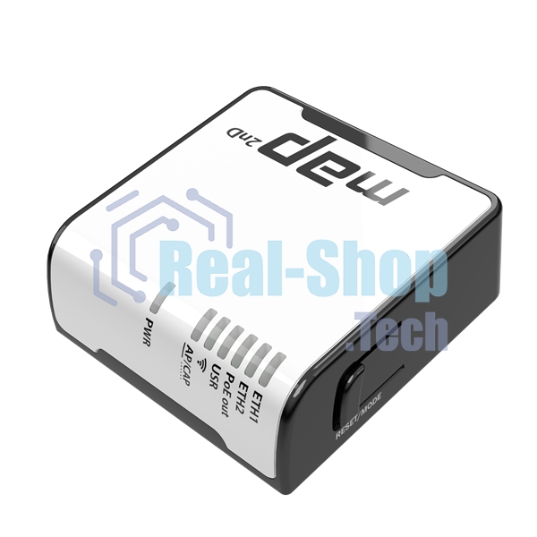 Беспроводной маршрутизатор MikroTik RBmAP2nD 802.11n 300Mbps 2.4 ГГц -1xLAN PoE белый