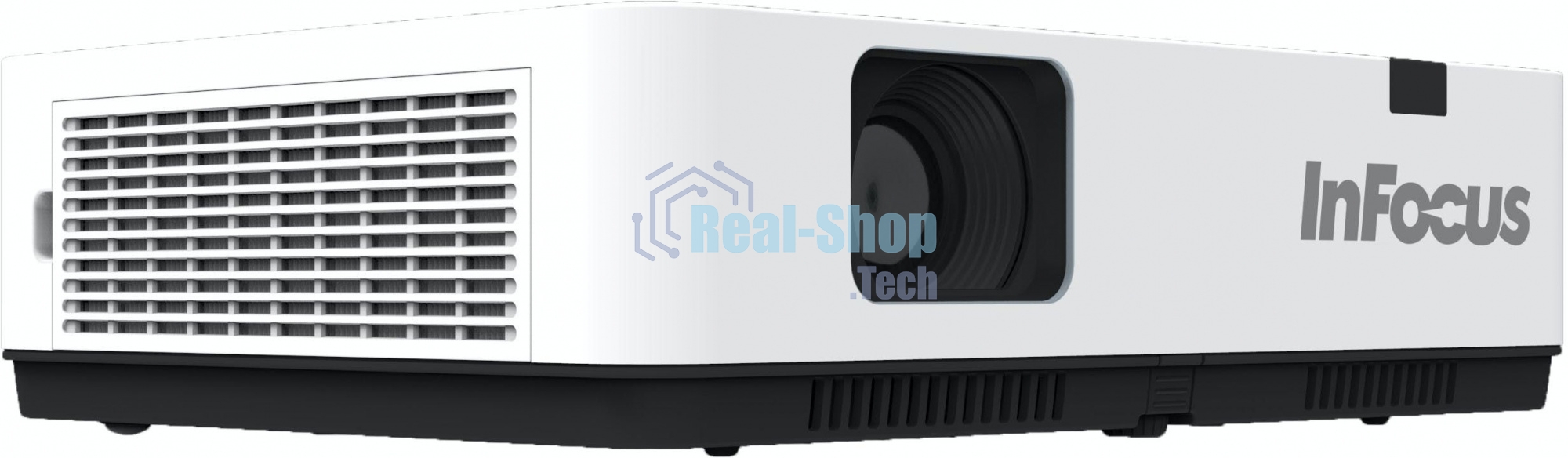 Проектор INFOCUS IN1036 3LCD, 5000 lm, WXGA, 1.371.65:1, 50000:1, (Full 3D), 16W, 2хHDMI 1.4b, VGA in, CompositeIN, 3,5 audio IN, RCAx2 IN, USB-A, VGA out, 3,5 audio OUT, RS232, Mini USB B serv, RJ45, 3,3 кг