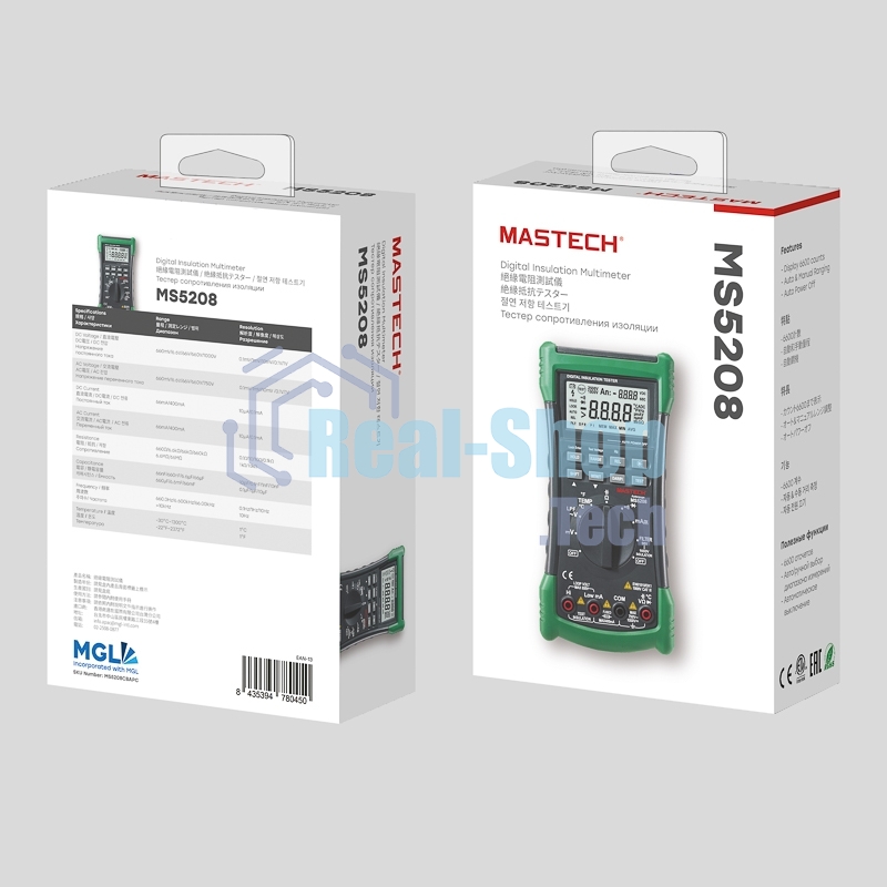 Профессиональный мультиметр MS5208 MASTECH