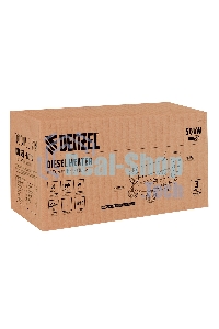 Дизельная тепловая пушка Denzel DHG-50, 50 кВт, 1100 м3/ч, прямой нагрев