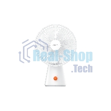 Вентилятор Xiaomi Rechargeable Mini Fan белый, настольный, 10 Вт, 4 скорости, 8.7 см