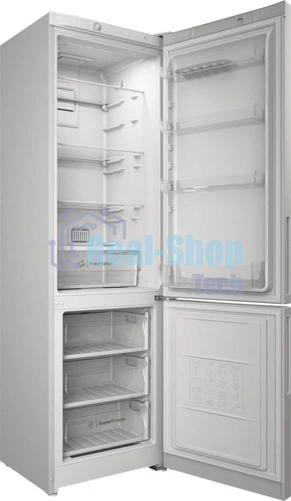 Холодильник Indesit ITR 4200 W белый двухкамерный 247/78л морозилка снизу
