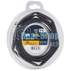 Трубка термоусадочная ТТУ нг-LS 6/3 черный (уп.2м) IEK UDR12-006-003-002-K02-T