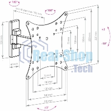 Кронштейн Arm media MARS-3 черный 22