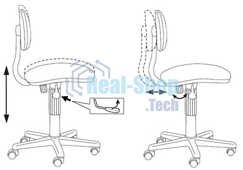 Кресло Бюрократ CH-201NX/Military зеленый милитари Military