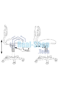Кресло Бюрократ CH-201NX/Military зеленый милитари Military
