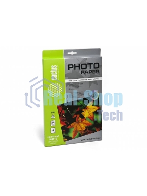 Фотобумага Cactus CS-MA417050DS матовая двусторонняя A4 170 г/м2 50 листов