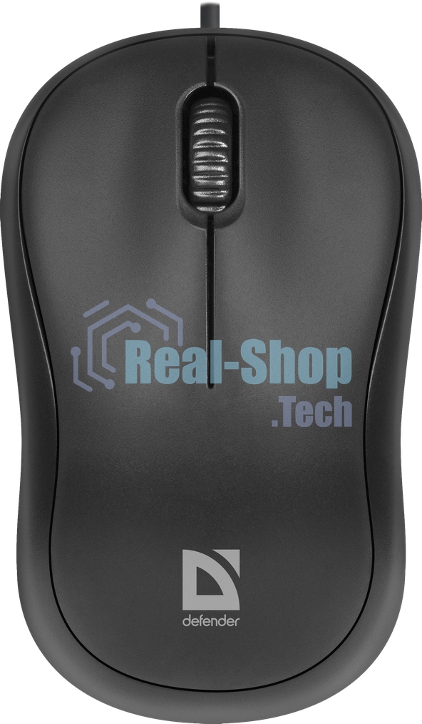 Мышь проводная Defender Patch MS-759 черный, 1000 dpi, USB, кнопки - 3
