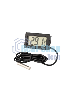 Термометр электронный с дистанционным датчиком измерения температуры Метеостанции Rexant RM-01 70-0501