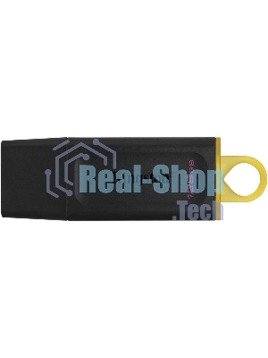 Флешка USB Kingston DataTraveler Exodia (DTX/128GB), 128Gb, USB 3.2 Gen 1, R/W 200/60, черный/желтый