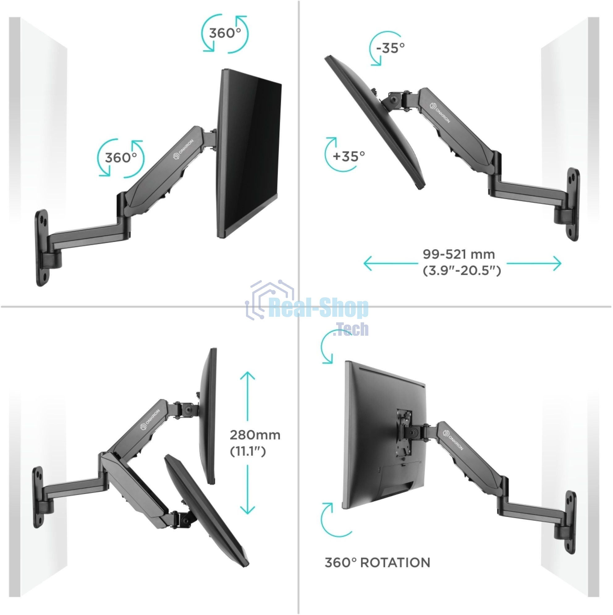 Кронштейн (держатель) ONKRON G150 для телевизора 13
