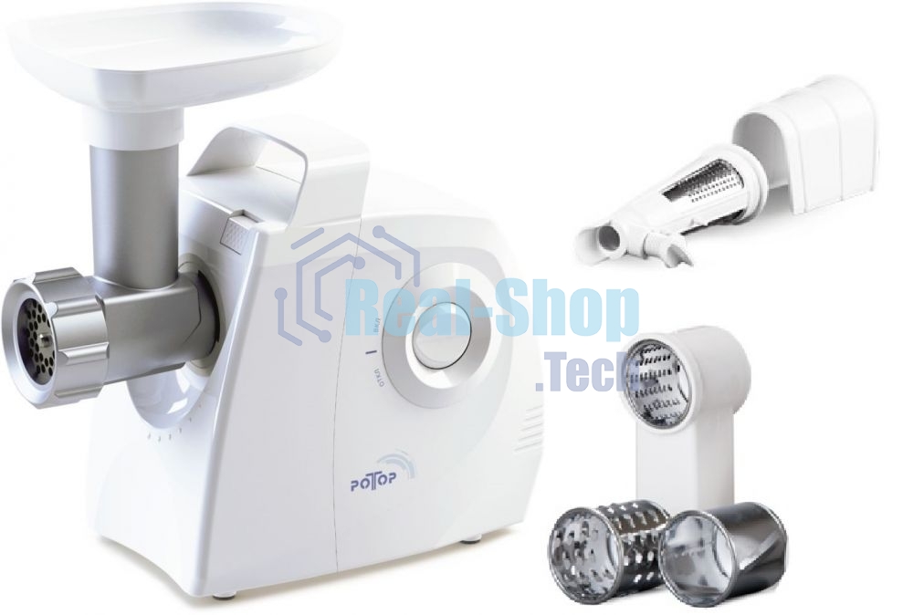 Мясорубка электрическая Ротор ЭМШ 35/300-3 (кух.комбайн, с насадками)