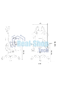 Кресло игровое Бюрократ VIKING KNIGHT LT20 FABRIC черный крестовина металл/пластик