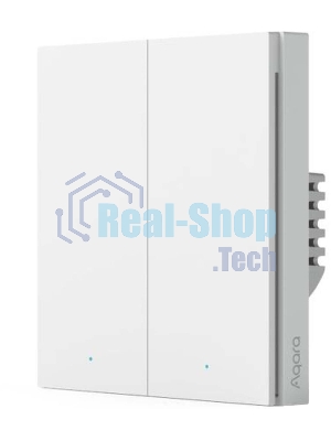 Выключатель умный Aqara Smart wall switch H1 (with neutral, double rocker) WS-EUK04