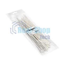 Стяжка (хомут) нейлоновая ExeGate CV66-350x4.8W (нейлон 6.6, 350x4.8 мм, неоткрывающаяся, halogen free, -40°C - +85°C, белая, 100 шт)