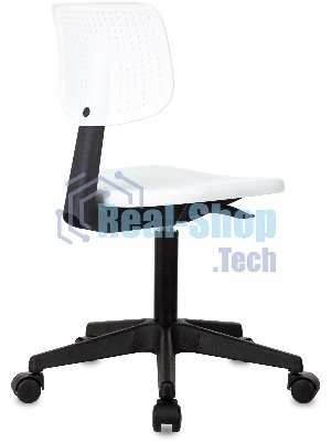 Кресло детское Бюрократ CH 200 белый пластик крестов. пластик