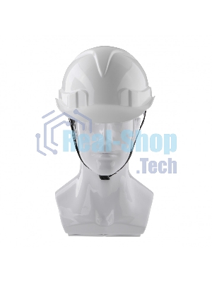 Каска защитная Сибртех с храповым механизмом, модель Европласт (К-03), белая Россия