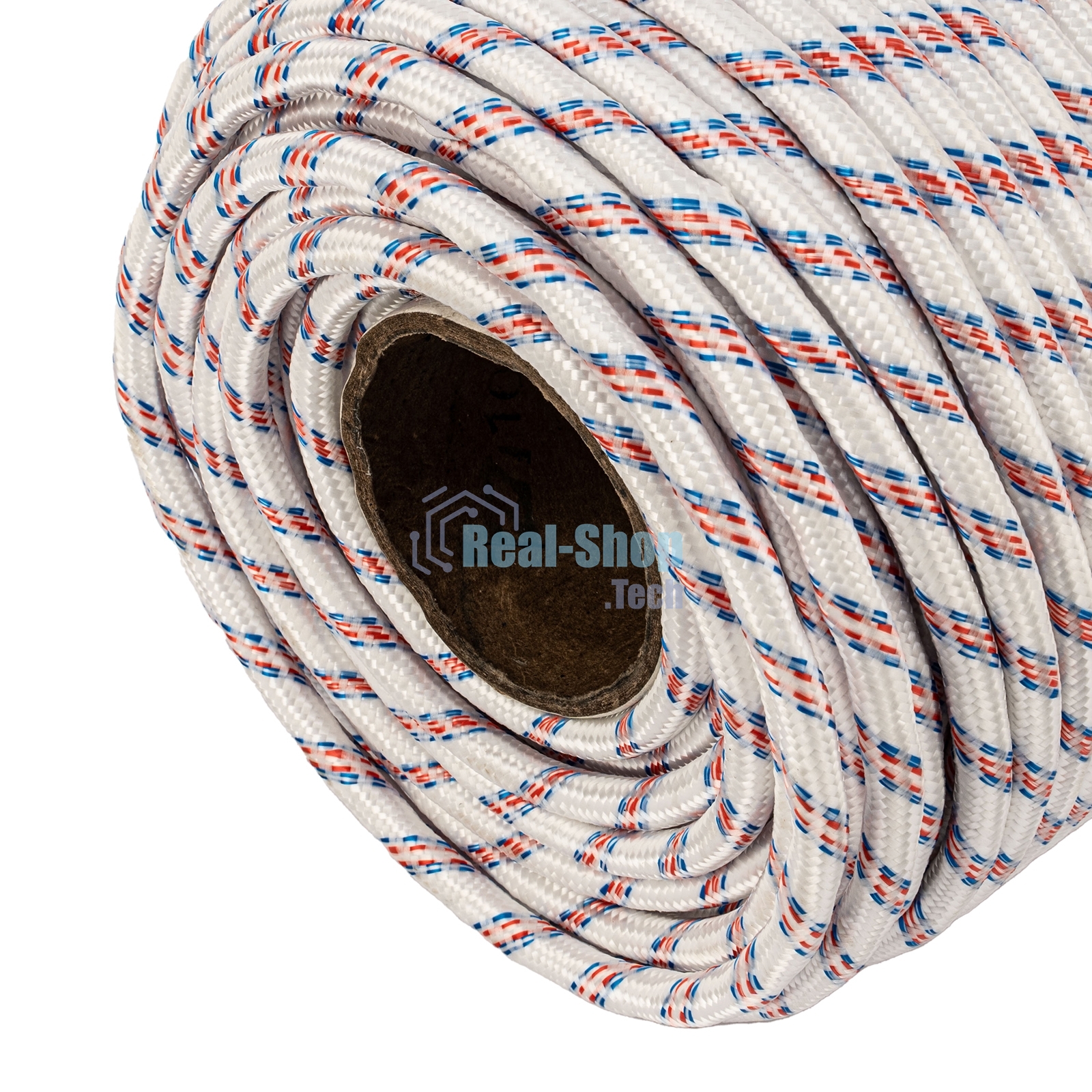 Фал плетеный Сибртех 24-прядный полипропиленовый с сердечником 12 мм, бухта 100 м, 1000 кгс,