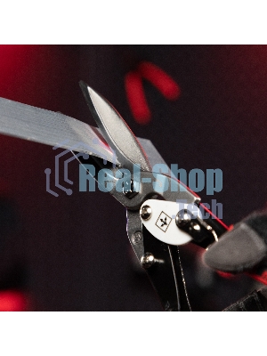 Ножницы по металлу Matrix, удлиненные, 290 мм, прямой рез, CrMo, 2-комп.обрезиненные рук-ки, PRO