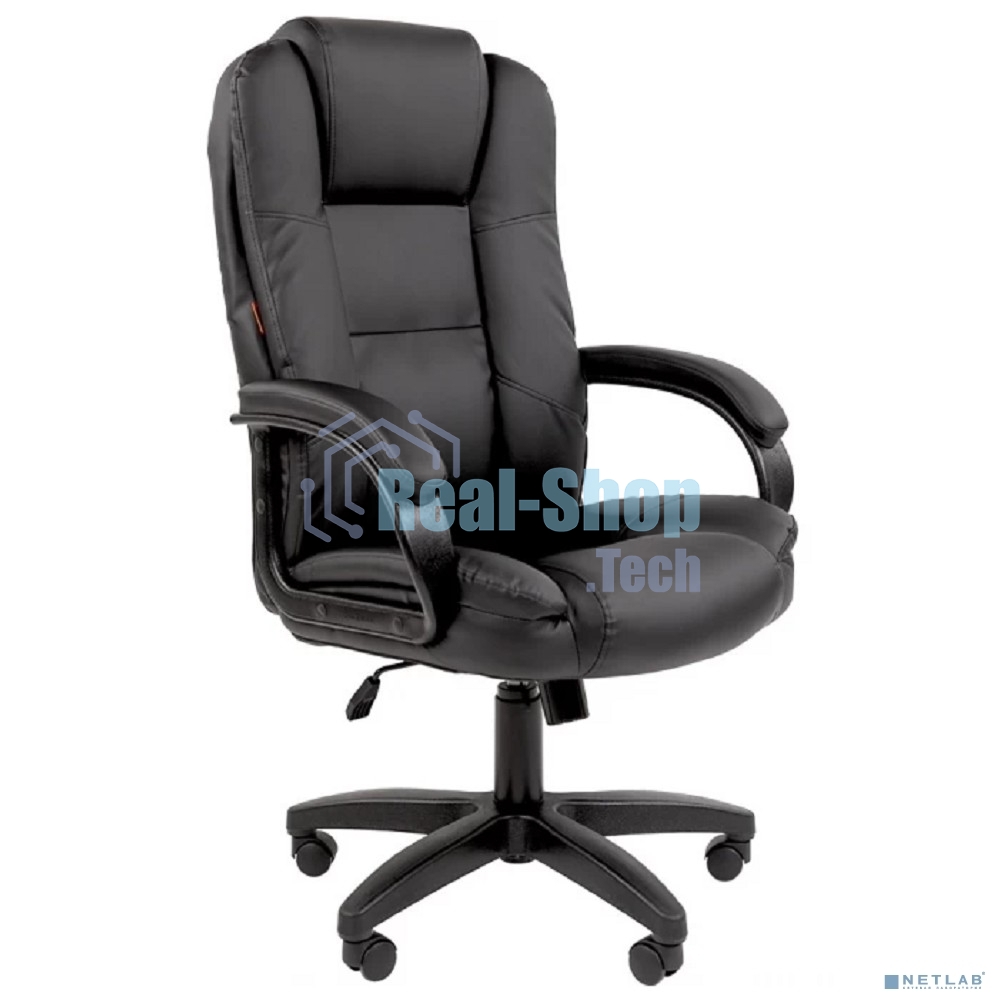 Кресло офисное Chairman 600LT чер.пласт экопремиум черный