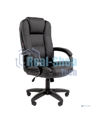 Кресло офисное Chairman 600LT чер.пласт экопремиум черный