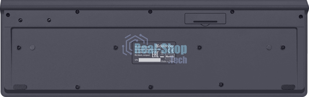 Клавиатура беспроводная Defender ULTRAMATE SM-535 RU USB, радиоканал, черный