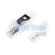 Разъем RJ-45(8P8C) Rexant полевой заделки под витую пару, UTP, CAT 6 (50 µ