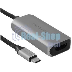 Адаптер Satechi Type-C to HDMI 4K 60HZ. Поддержка 4K/60Hz. Материал корпуса алюминий. Цвет серебряный.