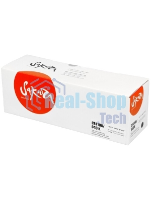 Картридж Sakura CF410A/046BK для HP и Canon, черный, 2200 к.
