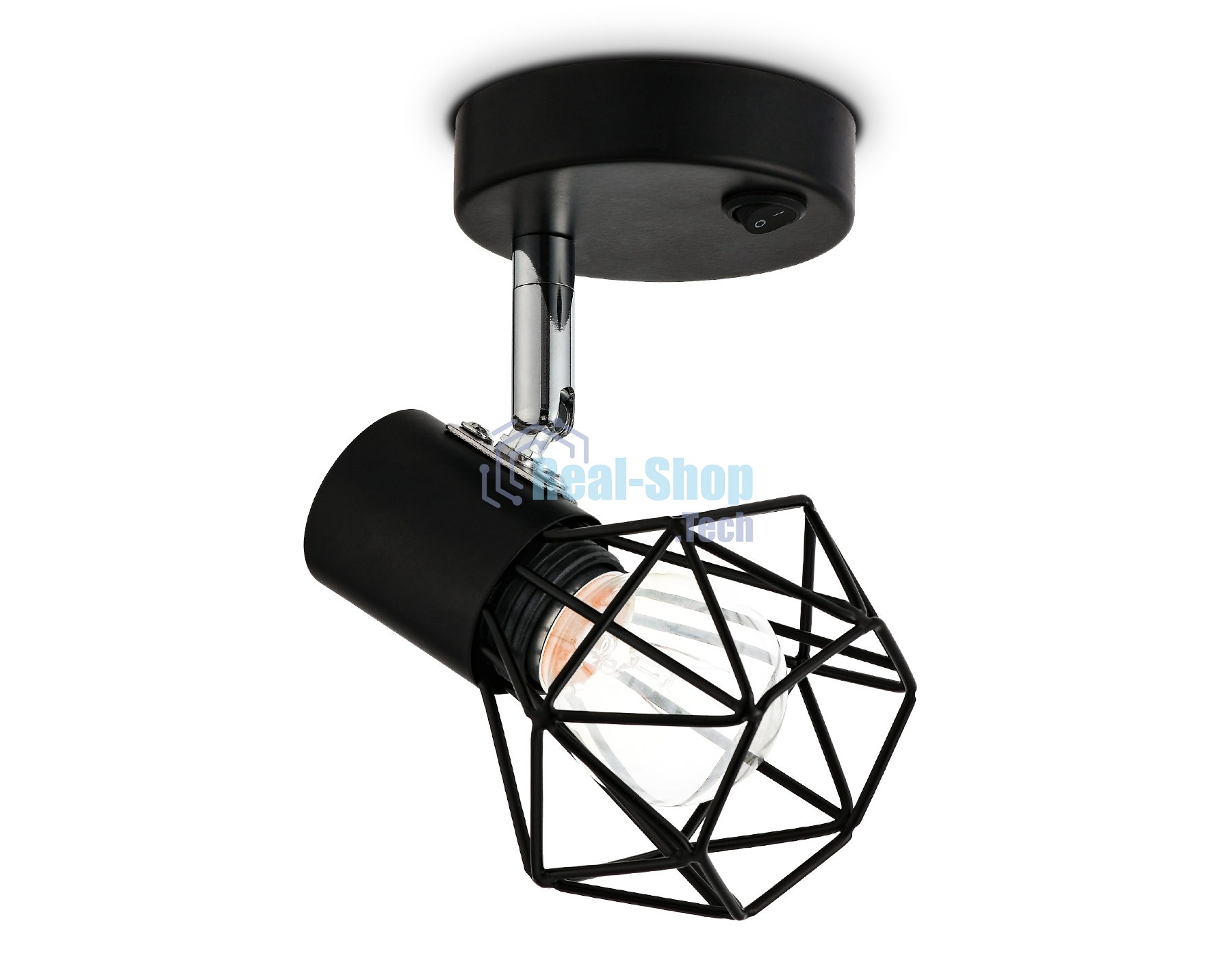 Светильник Ambrella light TR8620 BK/CH черный/хром E27 max 40W 115*91*150