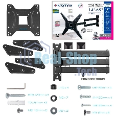 Кронштейн для телевизора Kromax OPTIMA-410 g/t 4 шт/уп. Кр. стал. наст. для TV 14