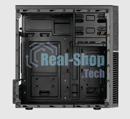 Компьютерный корпус Aerocool/Formula Cs-105, mATX, без БП, 187x361x355мм (ШxГxВ), USB 3.0 x1, USB 2.0 x1, металл 0,5мм, 120-мм вентилятор в комплекте, черный