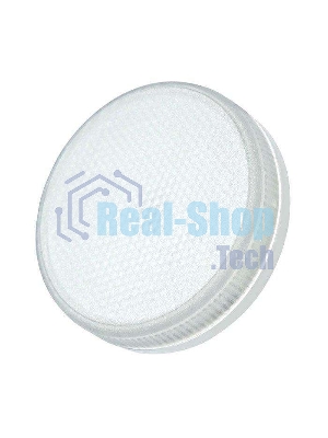 Лампа светодиодная JazzWay PLED-ECO-GX53 6Вт таблетка 3000К frost тепл. белый GX53 460лм 230В