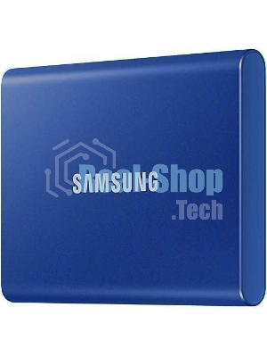 Внешний SSD Samsung T7, 2TB, USB 3.2 Gen 2 Type-C, R/W 1050/1000, синий