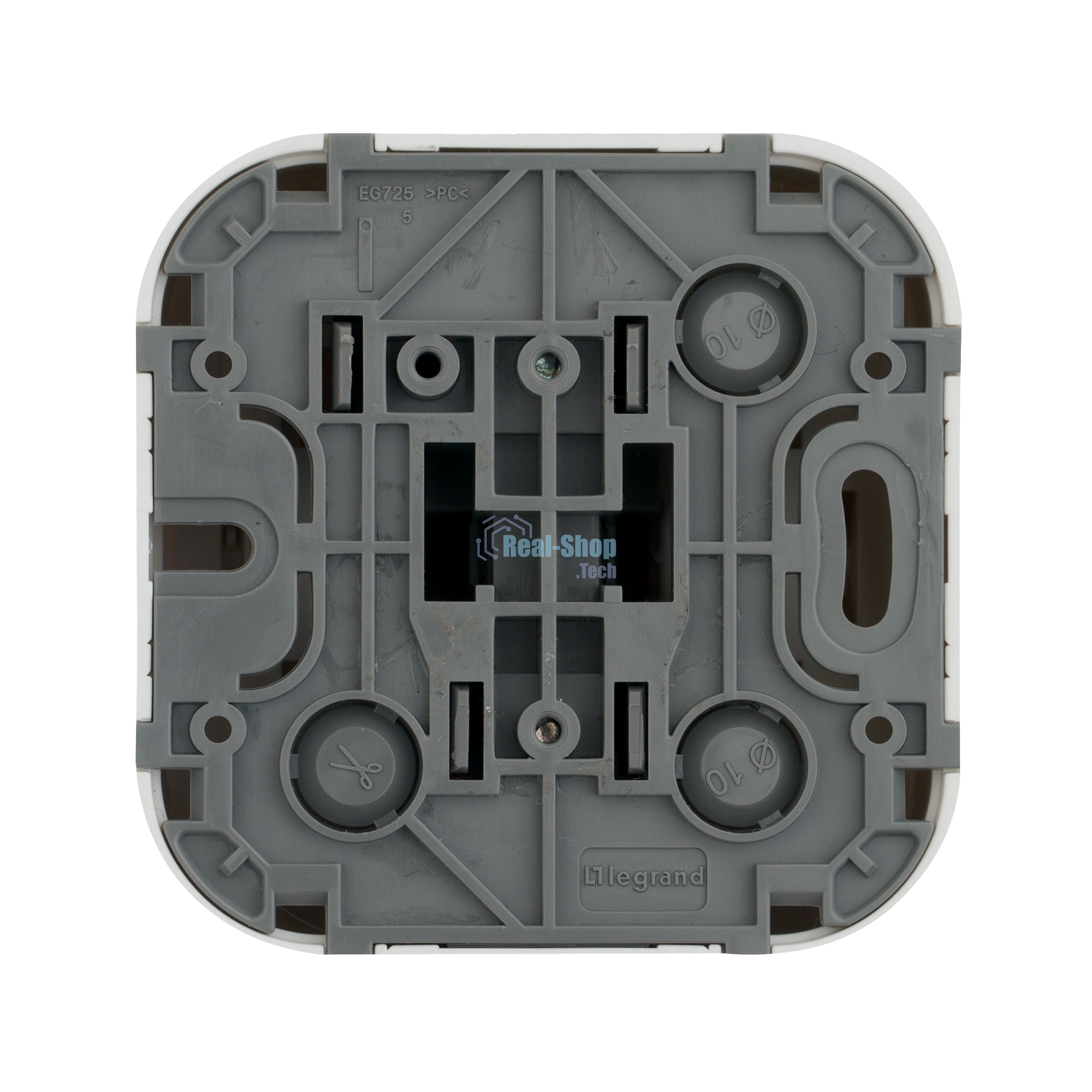 Выключатель Quteo 10A 1-клав., белый