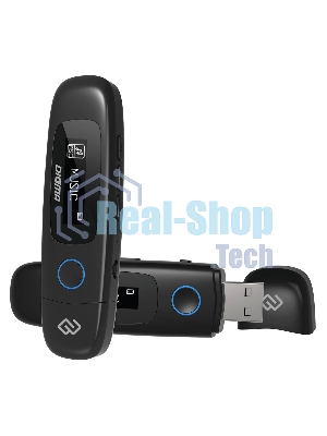 Плеер Flash Digma U4 8Gb черный/0.91