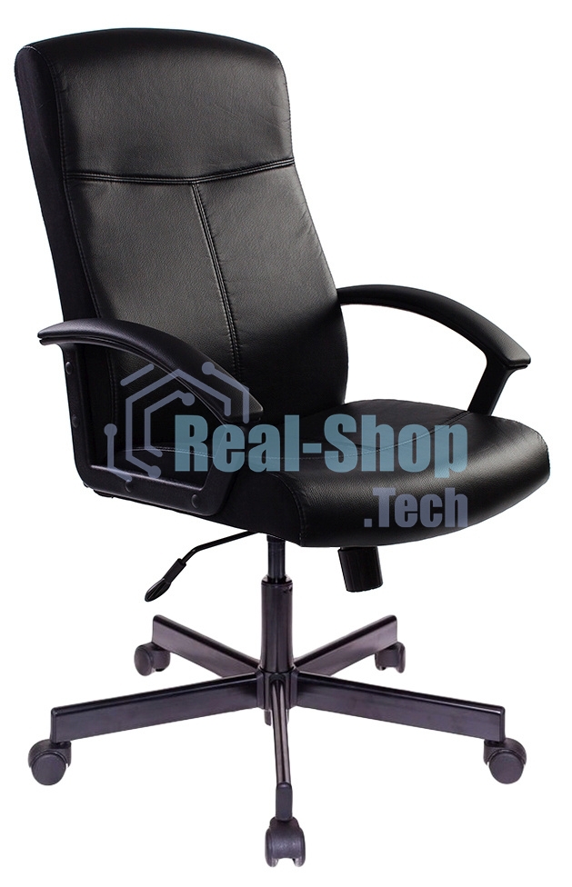 Кресло Бюрократ DOMINUS-BL черный, экокожа