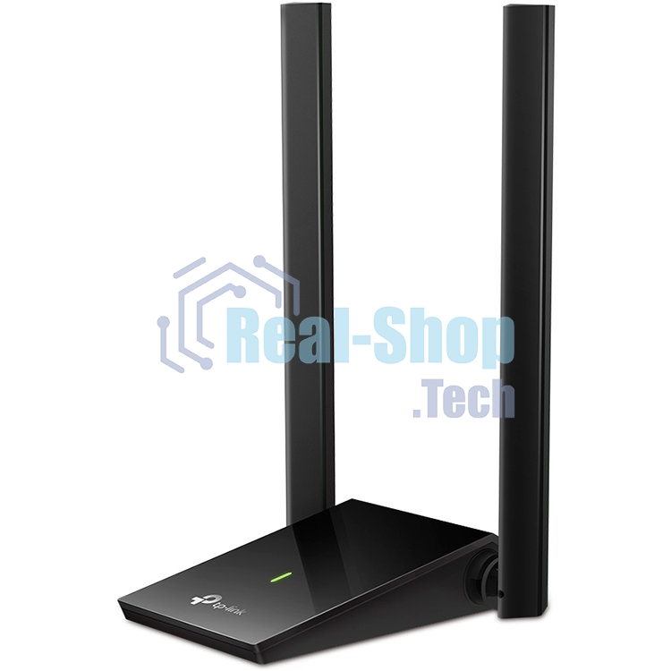 Адаптер TP-Link AC1300Mbps Dual-band High-Gain wireless USB adapter, 867Mbps at 5G and 400Mbps at 2.4G, two high gain antennas, USB 3.0, USB extension cable, support wave 2 MU-MIMO, full compatible with Windows and macOS.