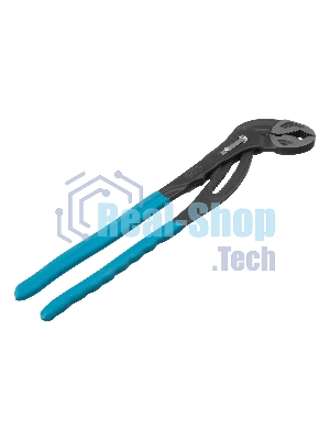 Клещи переставные Gross кнопочный механизм, обливные рукоятки, 400 мм