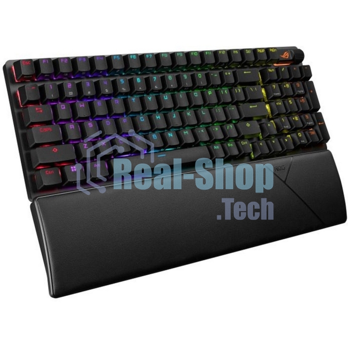 Клавиатура ASUS Strix Scope II 96 гибридная, Bluetooth, радиоканал, чёрный
