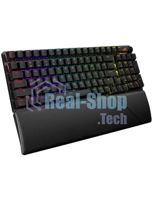 Клавиатура ASUS Strix Scope II 96 гибридная, Bluetooth, радиоканал, чёрный