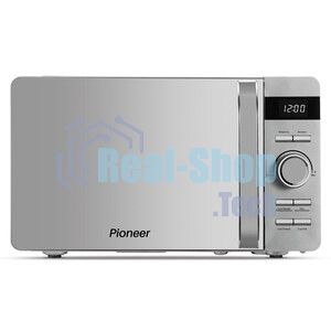 Микроволновая печь Pioneer MW229D серебристый, 20 л, 700 Вт, переключатели - кнопки, поворотный механизм