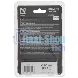 USB-концентратор Defender Quadro Swift, USB 2.0, USB 7 портов, USB