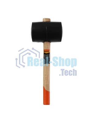 Киянка резиновая Sparta 1130 г, черная резина, деревянная рукоятка