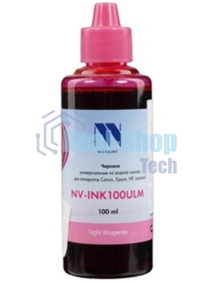 Чернила NVPrint универсальные на водной основе NV-INK1000ULM для аппаратов Сanon/Epson/НР/Lexmark (1000 ml) Light Magenta