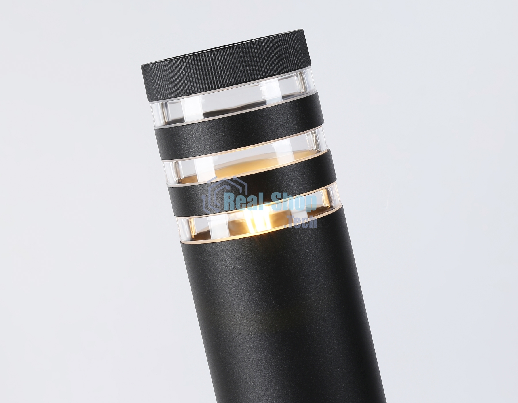 Светильник Ambrella light ST2566 BK/CL черный/прозрачный IP54 E27 max 40W D110*625