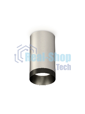 Светильник Ambrella Light XS6324011 SSL/PBK серебро песок/черный полированный MR16 GU5.3 (C6324, N6131)