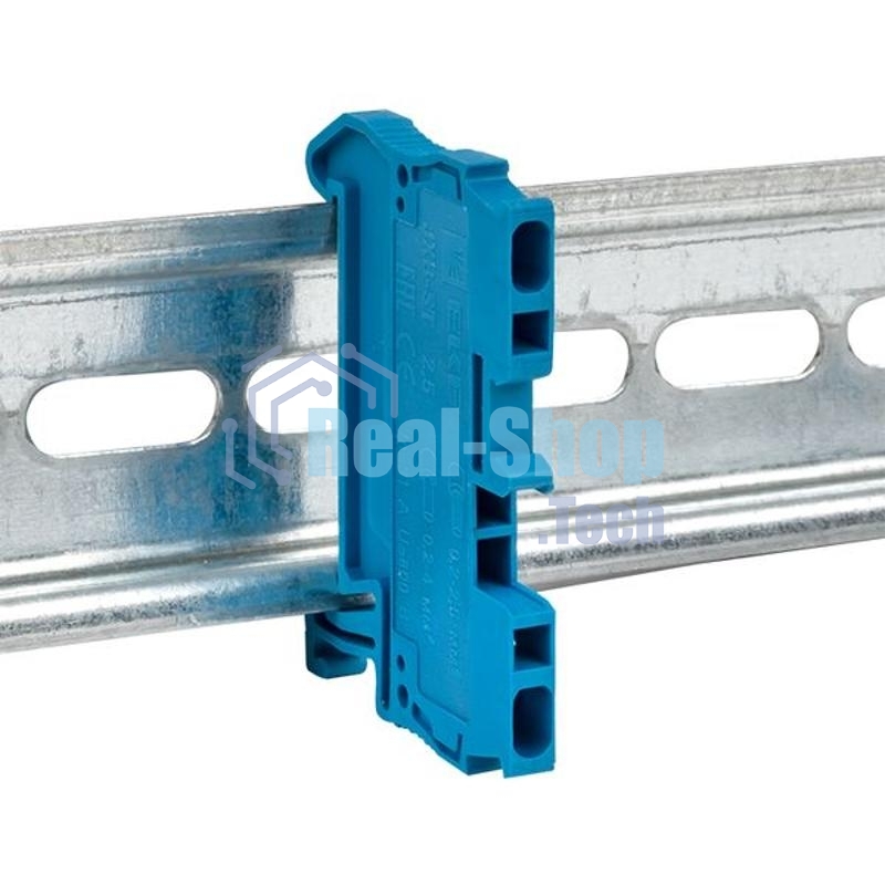 Колодка клеммная JXB-ST-2.5 31А самозажимная син. EKF plc-jxb-st-2.5-blue