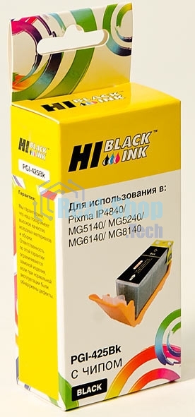Картридж Canon PIXMA iP4840/MG5140/MG6140 (Hi-Black) PGI-425PGBK, BK