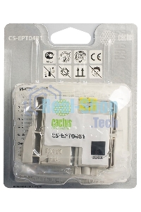 Картридж струйный Cactus CS-EPT0481 черный (14,4 мл) для Epson Photo R200/R220/R300/R320/R340/RX500/RX600/RX620/RX640
